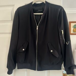 Black Bomber Jacket
